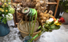 Floral Iron Bind Stem Wire Paper Wrapped Rattan Rope Rustic Paper Twine for Flower Bouquets Wedding Gift Wrap Weaving Basket Vase Christmas Decoration