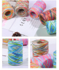 Colored Raffia Paper Ribbon, 6 Colors Packing Paper String, Colored Paper String Raffia Ribbon for Gift Wrapping, Wrapping Ribbons for Gift Party Decor DIY Craft Decoration