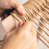 Three Strands of Paper Rope, Furniture Hand-woven Paper Rope